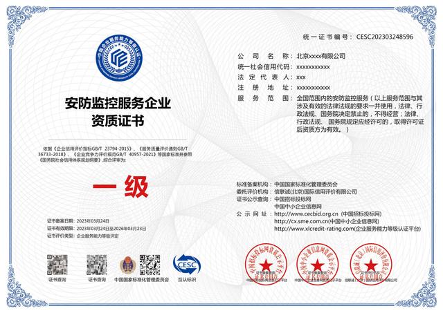 安防资质证书的重要性及其影响