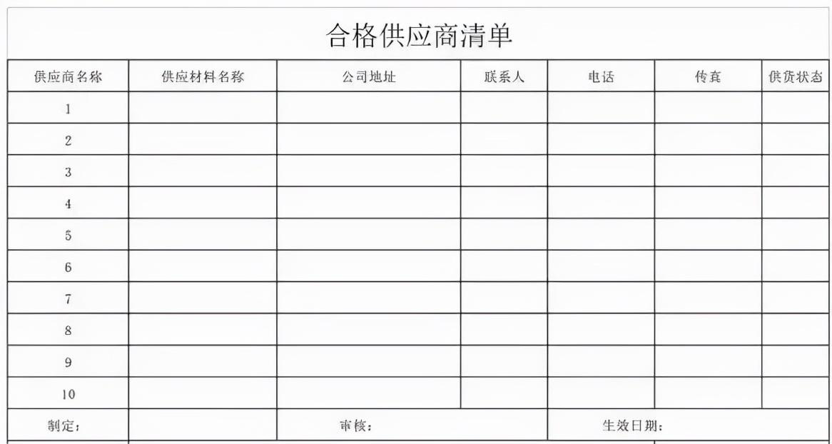 优秀供应商荣誉证书，品质与信誉的象征