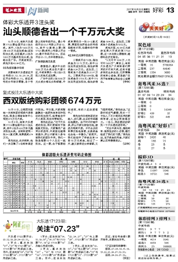 大乐透最近开奖及时走势图