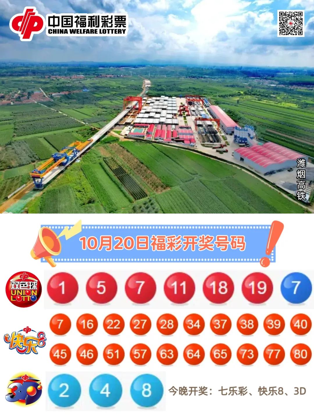 福彩快乐8双色球开奖结果