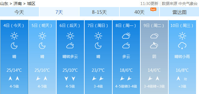 山东省天气预报15天查询福利彩票