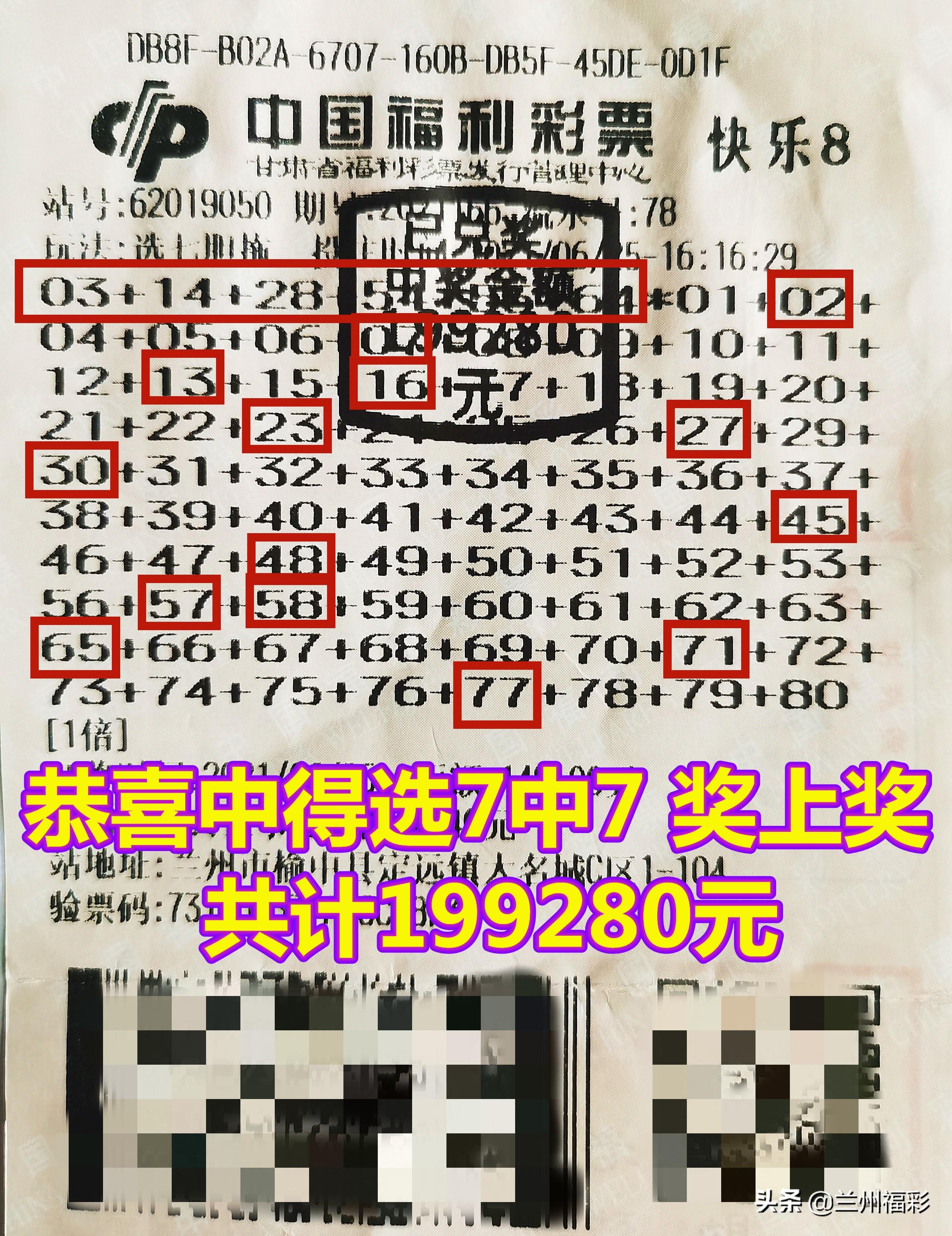 快乐8中奖计算方法详解